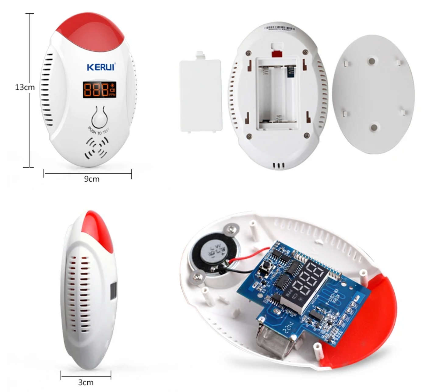 Wireless 85db Alarm Sound natural gas detector