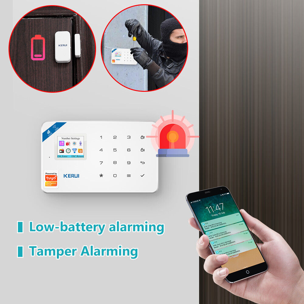 Kerui Security Burglar Alarm System with Motion Detection