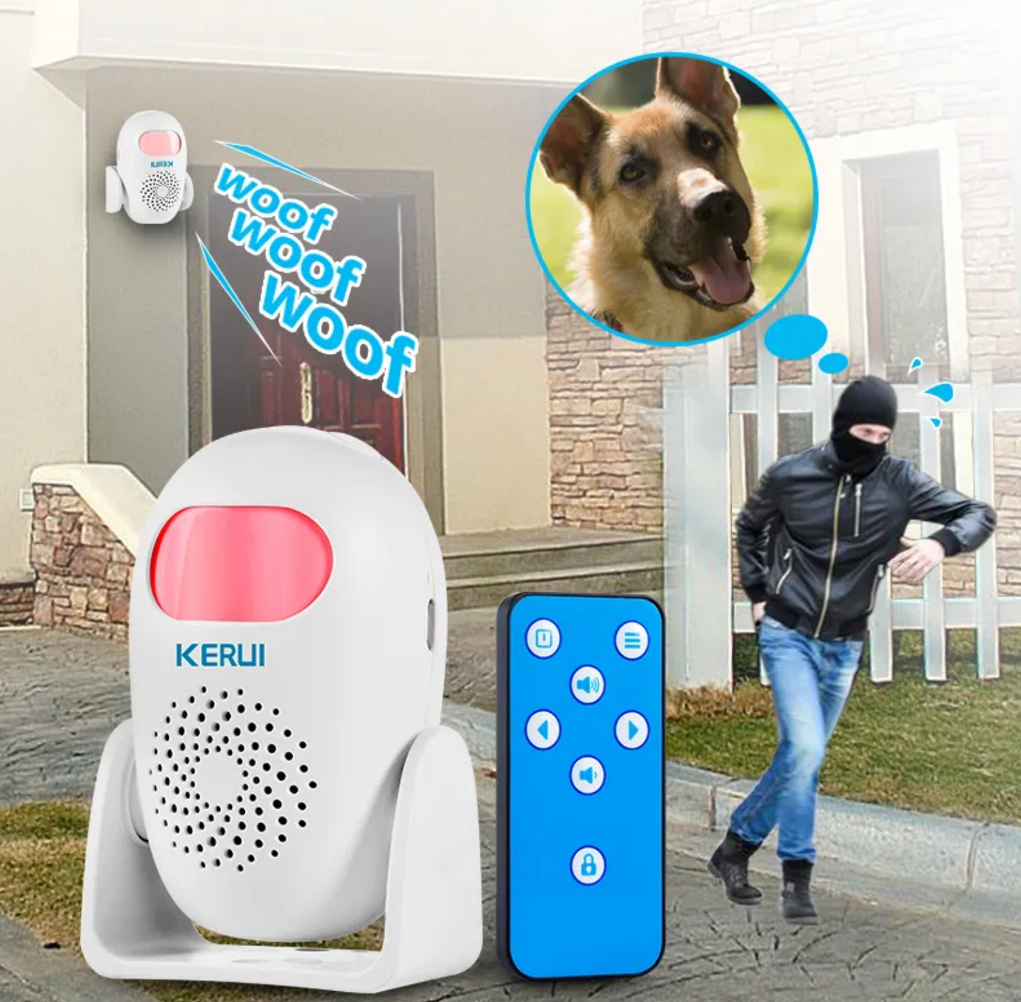 KERUI 110db M120 PIR Smart Home Motion Detector Alarm System