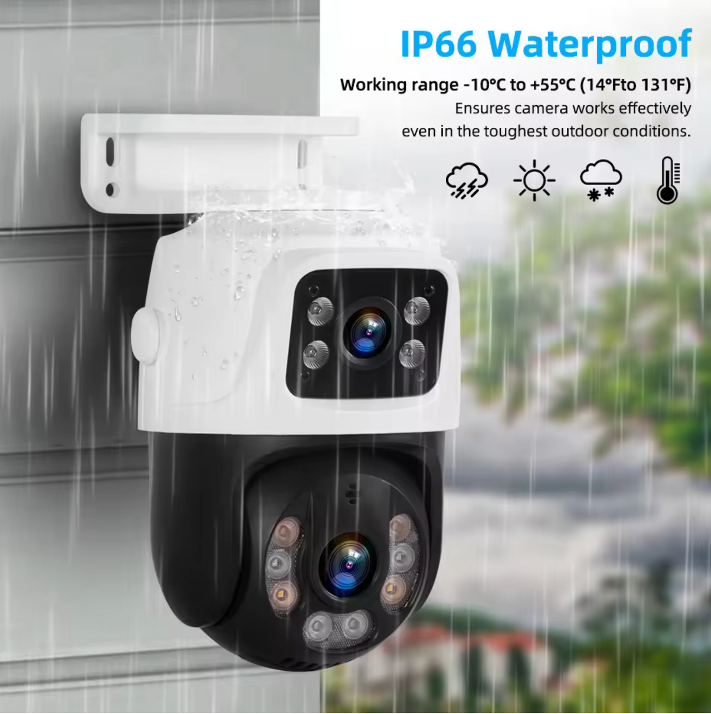 KERUI 6MP Network Camera Dual Screen IP CCTV Surveillance System POE Cameras NVR System PTZ Outdoor Wifi Cameras Security System